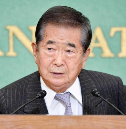 　元東京都知事の石原慎太郎氏