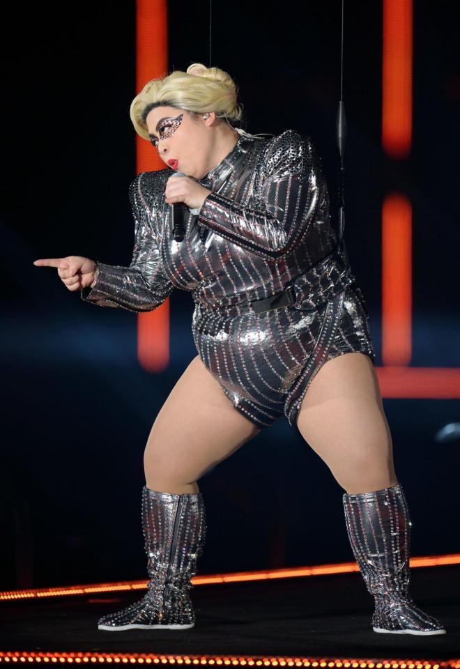 渡辺直美 ガガのスーパーボウルショーを再現 宙づりまで 芸能 デイリースポーツ Online