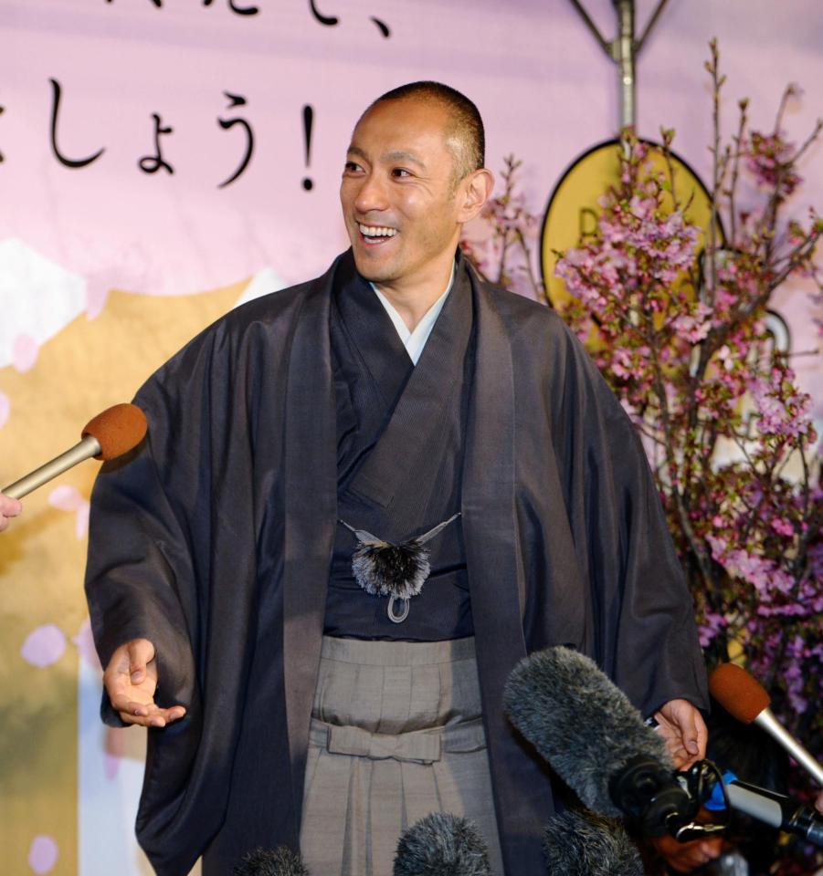 歌舞伎俳優の市川海老蔵＝都内