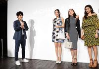 女性モデルのファッションについて語る溝端淳平（左端）＝ビルボードライブ東京（撮影・開出牧）