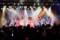 さらなる変化と進化を目指しツアーをスタートさせたアップアップガールズ（仮）＝東京・新宿ＢＬＡＺＥ