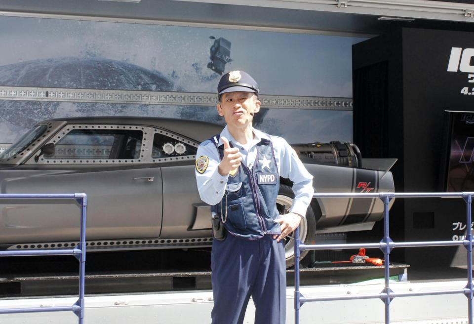 柳沢慎吾 警察無線ものまねの腕がハリウッドに認められる 芸能 デイリースポーツ Online