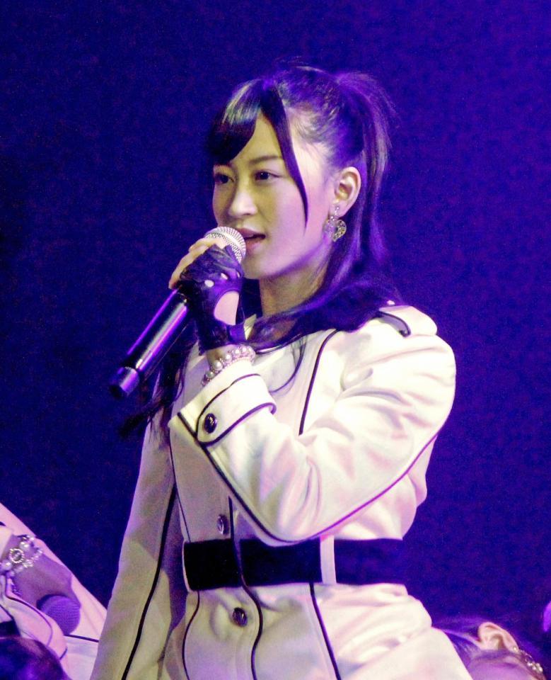 卒業公演を持って６年半のＮＭＢ４８での活動を終了した上西恵＝大阪・ＮＭＢ４８劇場