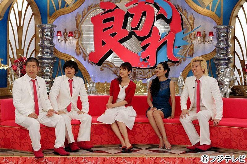 フジテレビの新番組「良かれと思って！」に出演した小倉優子（左から３人目）とアンミカ（同４人目）。（左から）澤部、バカリズム、カズレーザーのＭＣ陣に強烈な突っ込みを受ける