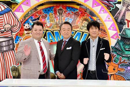 テレビ初共演となった（左から）小杉竜一、池上彰氏、吉田敬