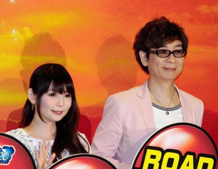 「劇場版ポケットモンスター　きみにきめた！」公開アフレコに臨んだ中川翔子（左）と山寺宏一