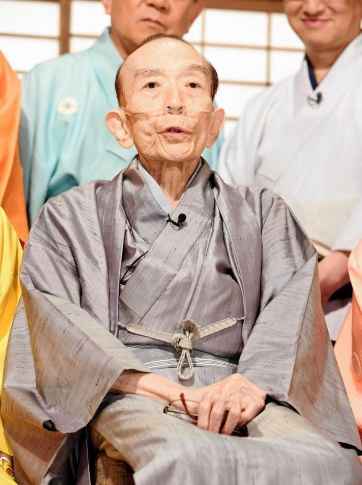 　高座復帰を果たした桂歌丸