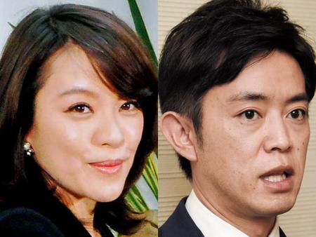 今井絵理子参院議員（左）と橋本健神戸市議