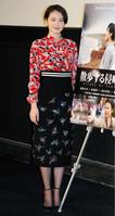 ショートヘアに腰高の衣装で大人の色気を漂わせた長澤まさみ＝東京・新宿ピカデリー