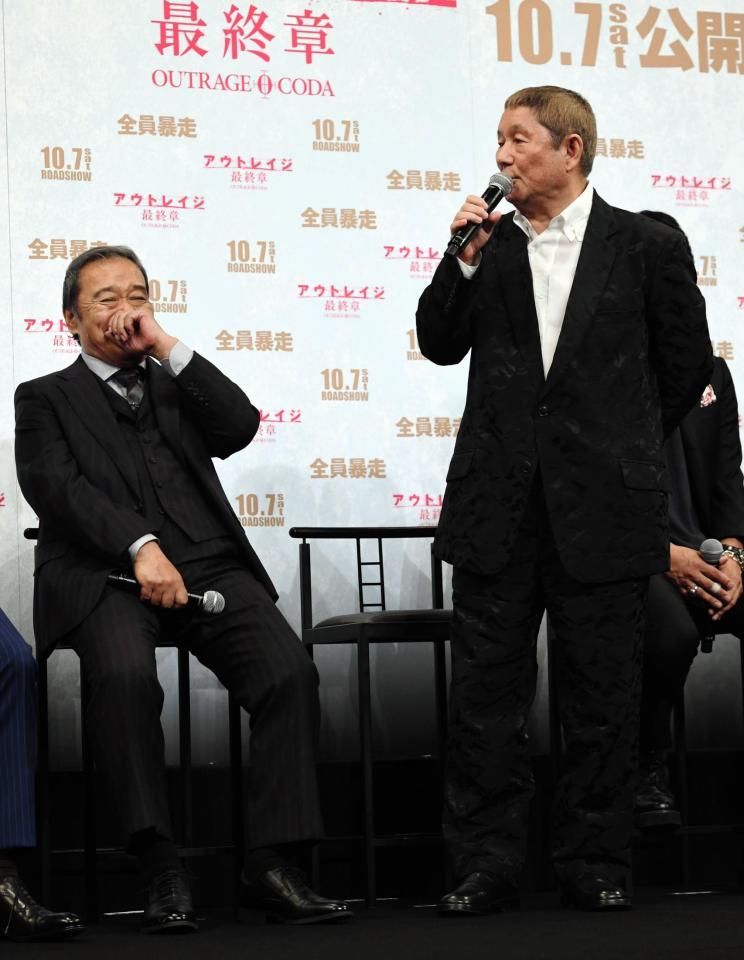 北野武監督 アウトレイジ 区切りの理由 死んだ人がまた出てきてしまう 芸能 デイリースポーツ Online