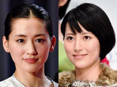 綾瀬はるか（左）と福田彩乃