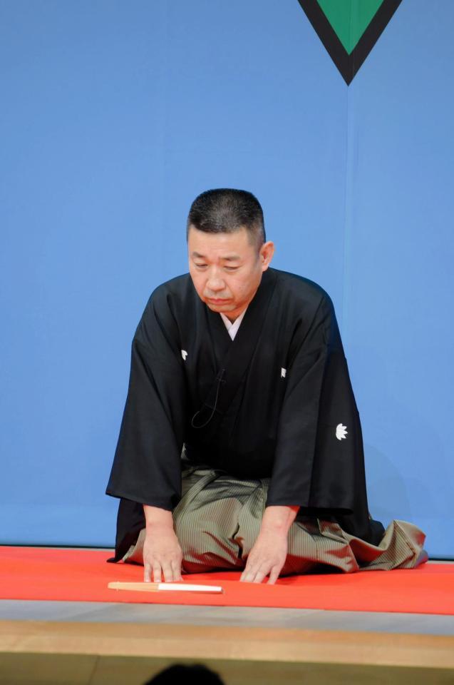 襲名披露公演を行った笑福亭松喬＝大阪松竹座（Ｃ）松竹芸能