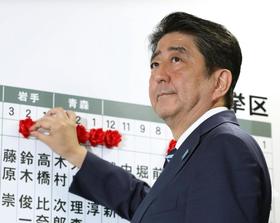 安倍首相「西田ひかるがタイプ」…日テレ　特番画面下で個人情報続々暴露される