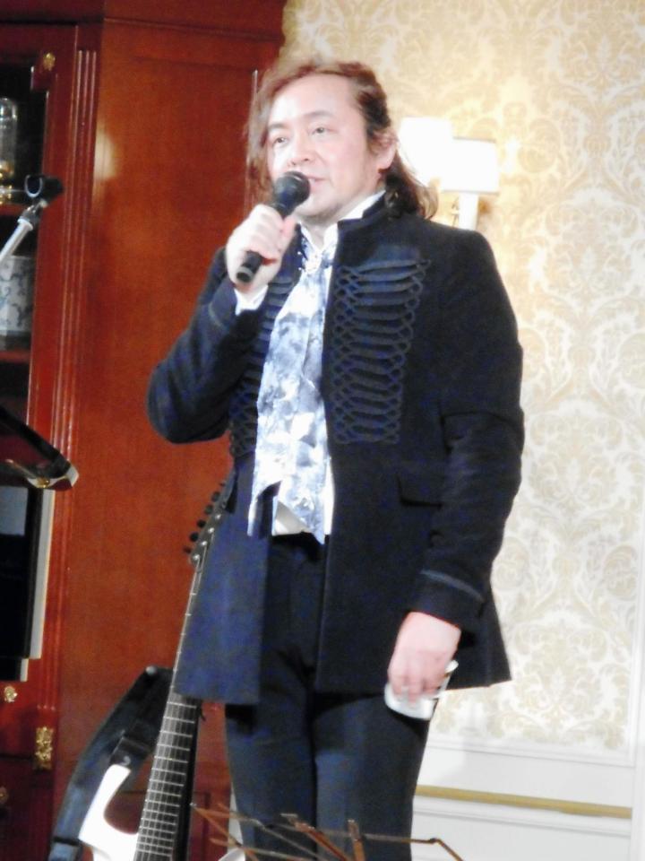 デビュー４０周年記念パーティーを行った原田真二＝ウェスティンホテル東京