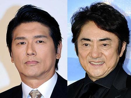 俳優・高橋克典（左）と俳優・市村正親