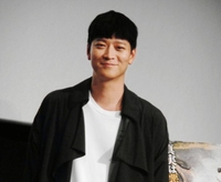 映画「ＭＡＳＴＥＲ／マスター」の来日舞台あいさつをしたカン・ドンウォン＝都内