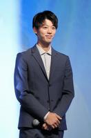 イベントに登場しさわやかな笑みを浮かべる竹内涼真＝東京・ベルサール汐留（撮影・開出牧）