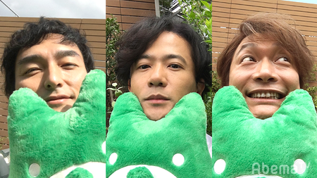 「７２時間ホンネテレビ」に出演した（左から）草なぎ剛、稲垣吾郎、香取慎吾（Ｃ）ＡｂｅｍａＴＶ