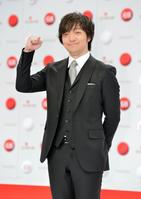 紅白歌合戦初出場が決まりガッツポーズの三浦大知＝東京・ＮＨＫ（撮影・金田祐二）