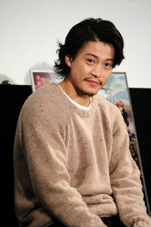「銀魂」のブルーレイ＆ＤＶＤリリース記念トークイベントに出演した小栗旬＝都内