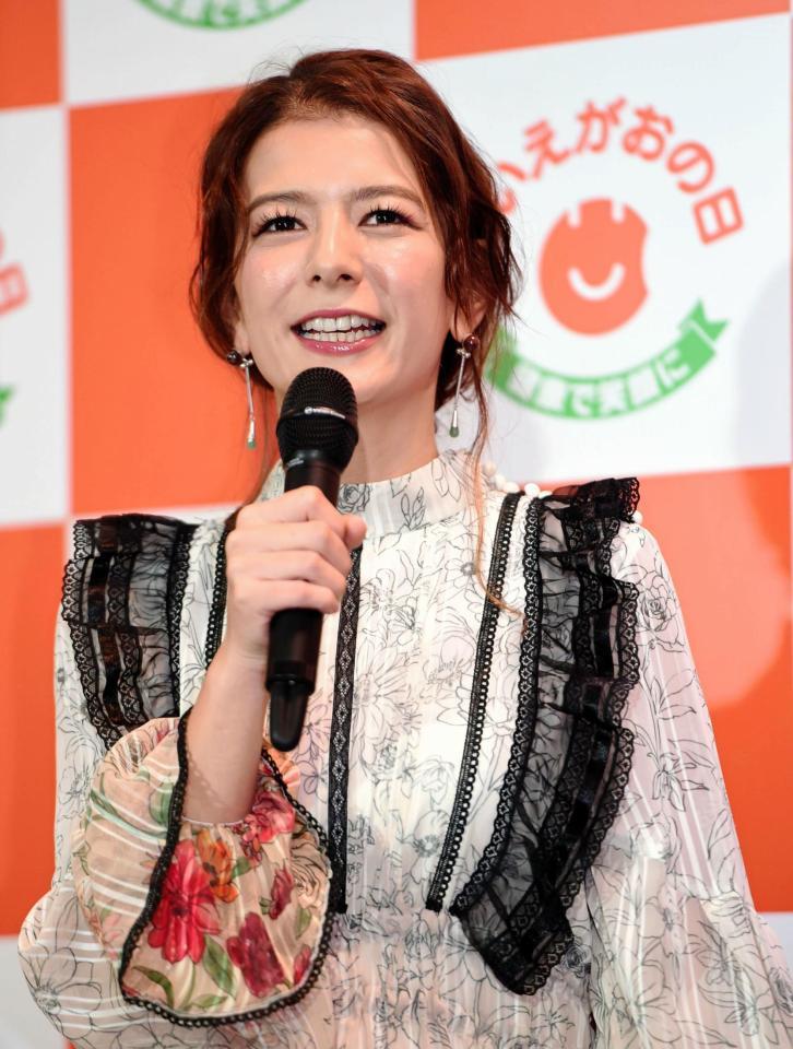 　イベントでトークをするスザンヌ＝東京・Ｐｏｌｙｇｏｎ表参道