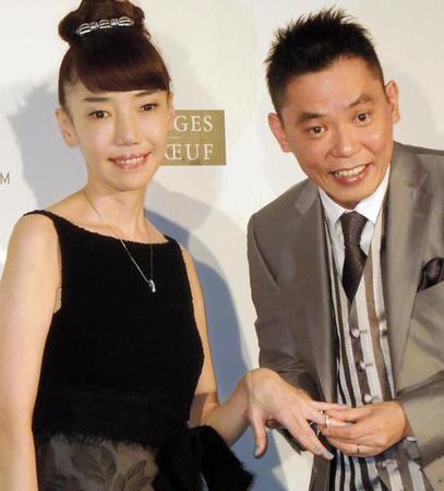 爆笑問題の太田光（右）と妻の太田光代さん