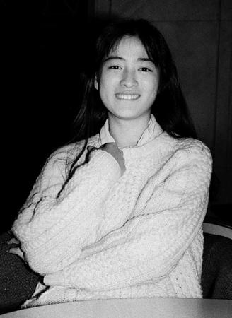 エキゾチックな美少女ぶりで人気だった川越美和さん（１９８９年撮影）