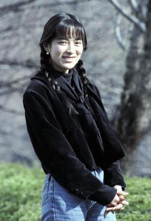 エキゾチックな美少女ぶりで人気だった川越美和さん（１９９０年撮影）