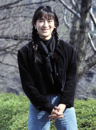 エキゾチックな美少女ぶりが人気だった川越美和さん（１９９０年撮影）