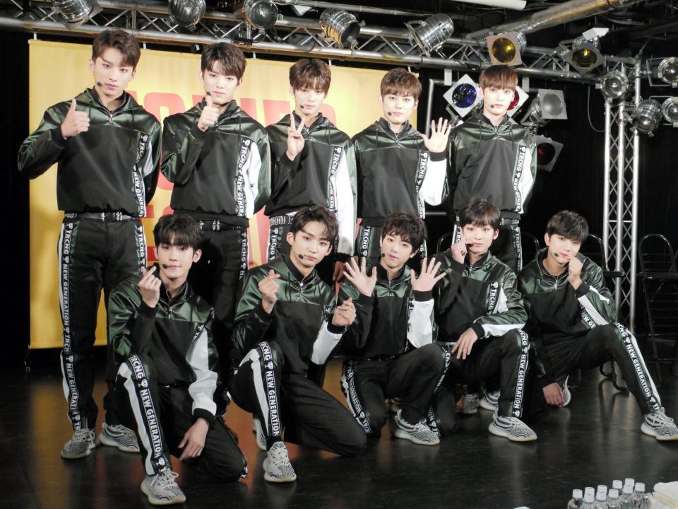 日本デビューするＴＲＣＮＧ＝東京・渋谷のタワーレコード