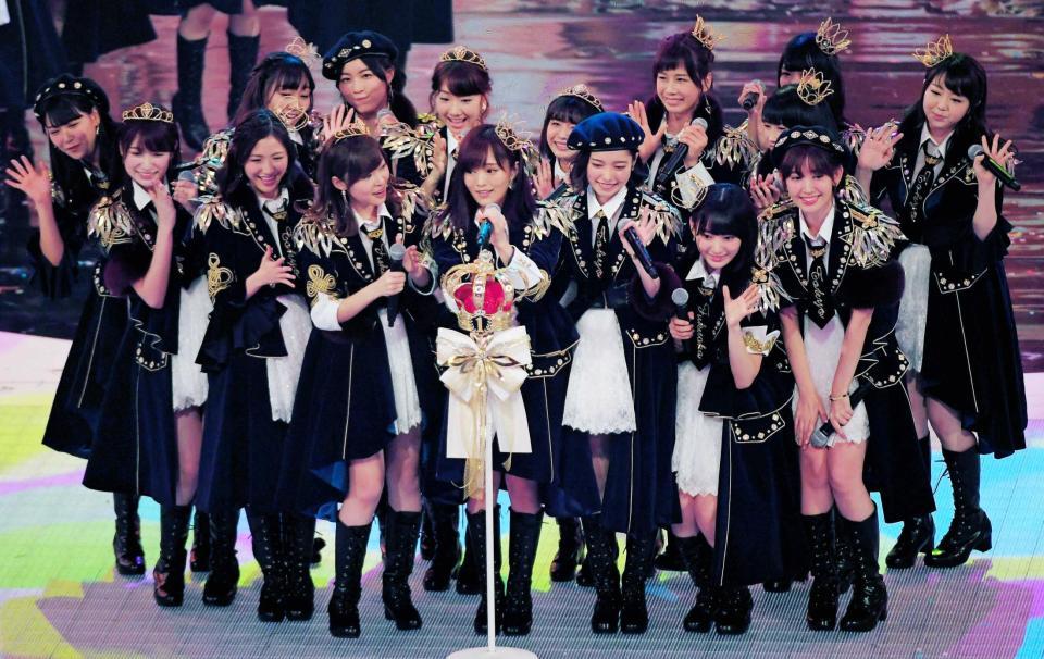 　１６年紅白歌合戦でのＡＫＢ４８