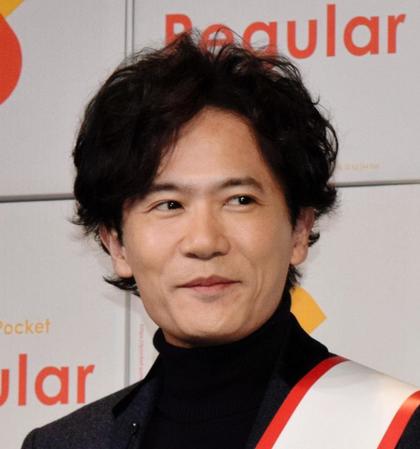 会見に出席した稲垣吾郎＝都内