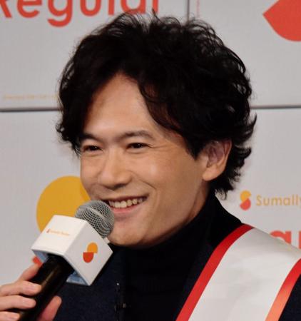 会見に出席した稲垣吾郎＝都内