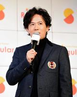 イベントでトークをする稲垣吾郎＝グランドハイアット東京（撮影・開出牧）