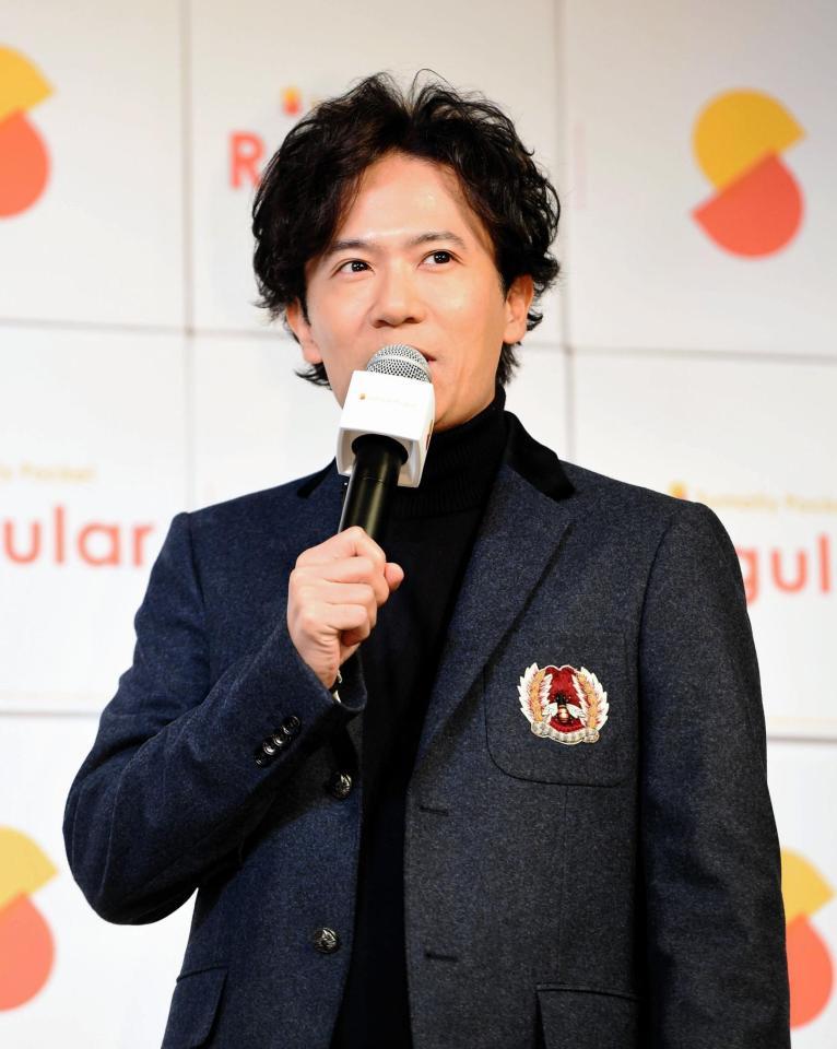 イベントでトークをする稲垣吾郎＝グランドハイアット東京（撮影・開出牧）