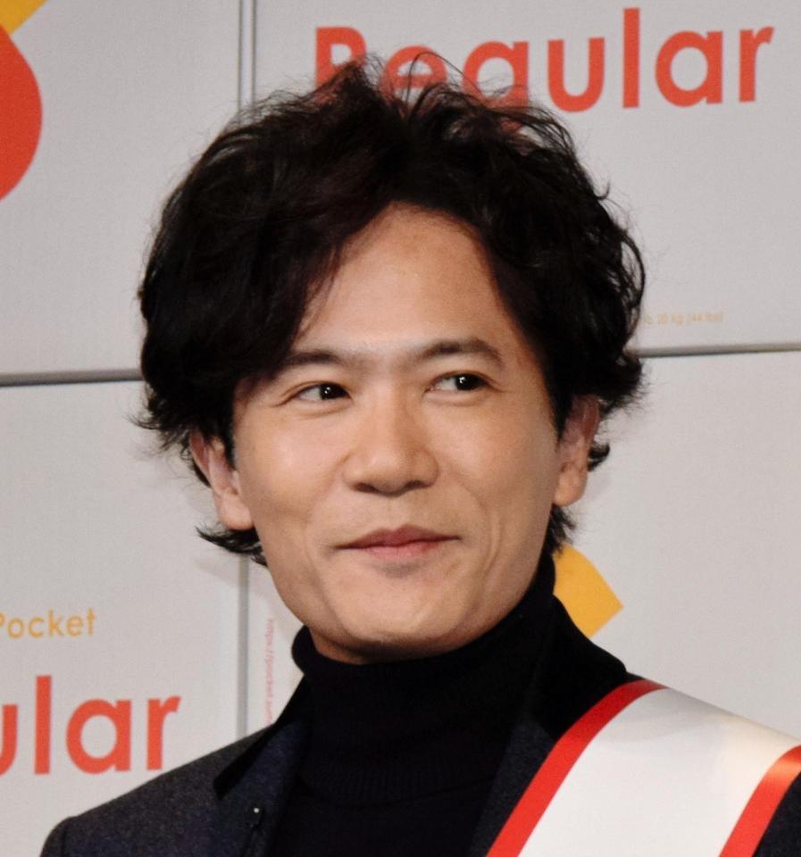 会見に出席した稲垣吾郎＝都内