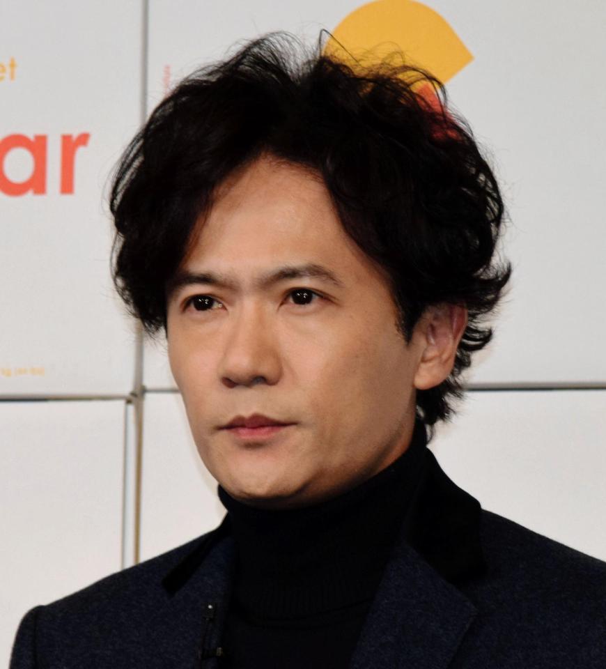 会見に出席した稲垣吾郎＝都内