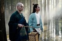 空海を演じた染谷将太（左）と白楽天役のホアン・シュアン