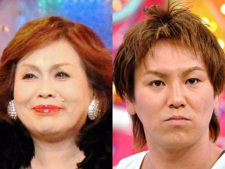 　上沼恵美子（左）と狩野英孝