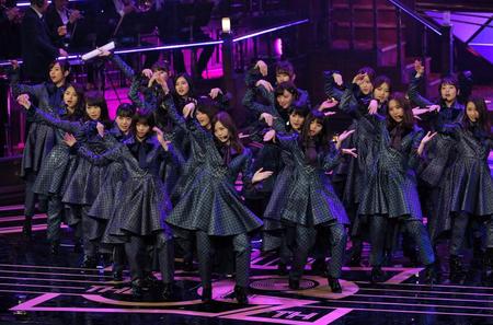 日本レコード大賞を受賞した乃木坂４６＝東京都渋谷区の新国立劇場（撮影・出月俊成）