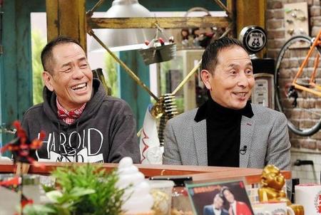 カンテレ「おかべろ」に出演した、ぼんちおさむ（左）と里見まさと