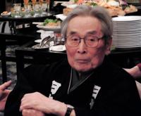 ２０１６年２月２６日、日本映画監督協会８０周年記念パーティーに出席した沢島忠監督＝東京・浅草ビューホテル