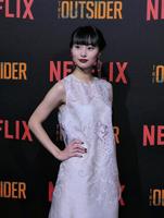 特別試写会に出席した忽那汐里＝Ｎｅｔｆｌｉｘロサンゼルス本社