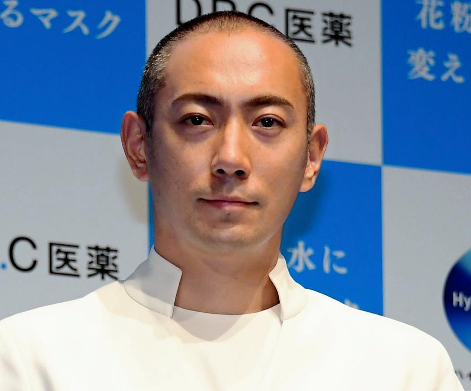 　歌舞伎俳優の市川海老蔵