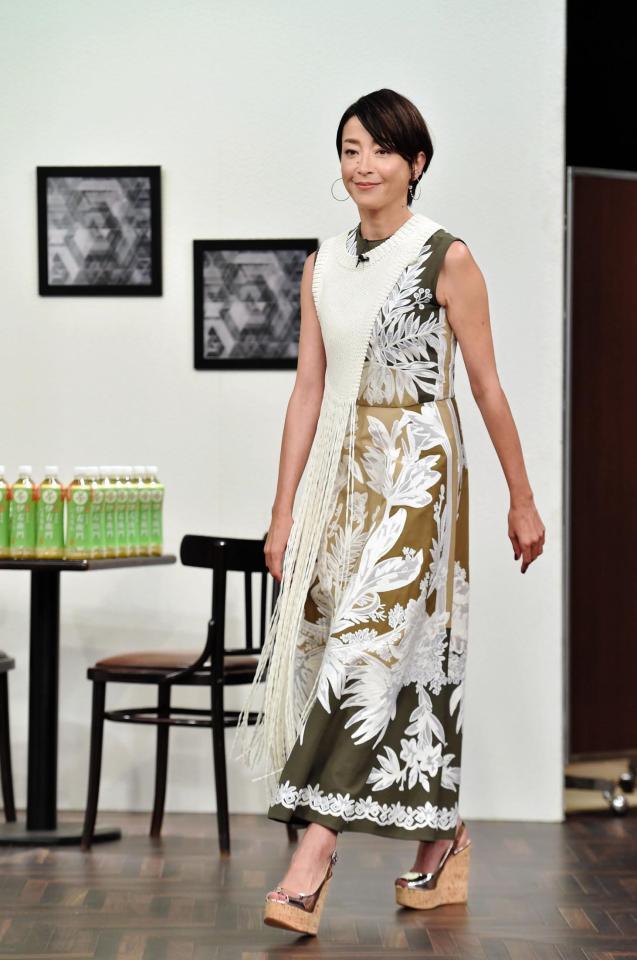 イベントに登場する宮沢りえ＝テレビ東京・天王洲スタジオ