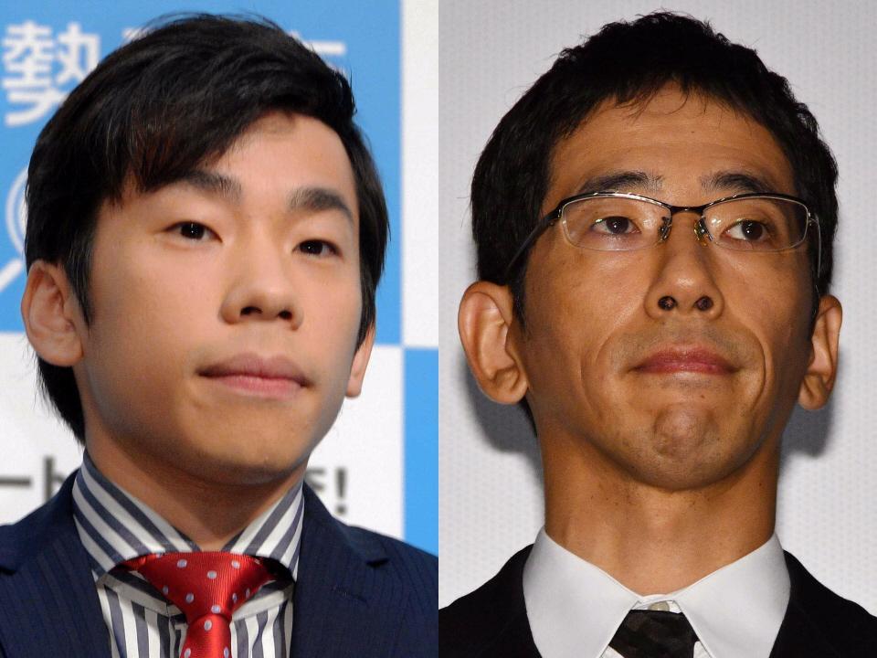 　織田信成（左）と野間口徹