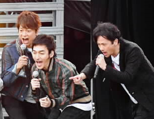 元ＳＭＡＰの（左から）香取慎吾、草なぎ剛、稲垣吾郎