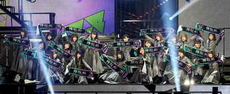 デビュー２周年ワンマンライブを開催した欅坂４６＝東京・武蔵野の森総合スポーツプラザ　