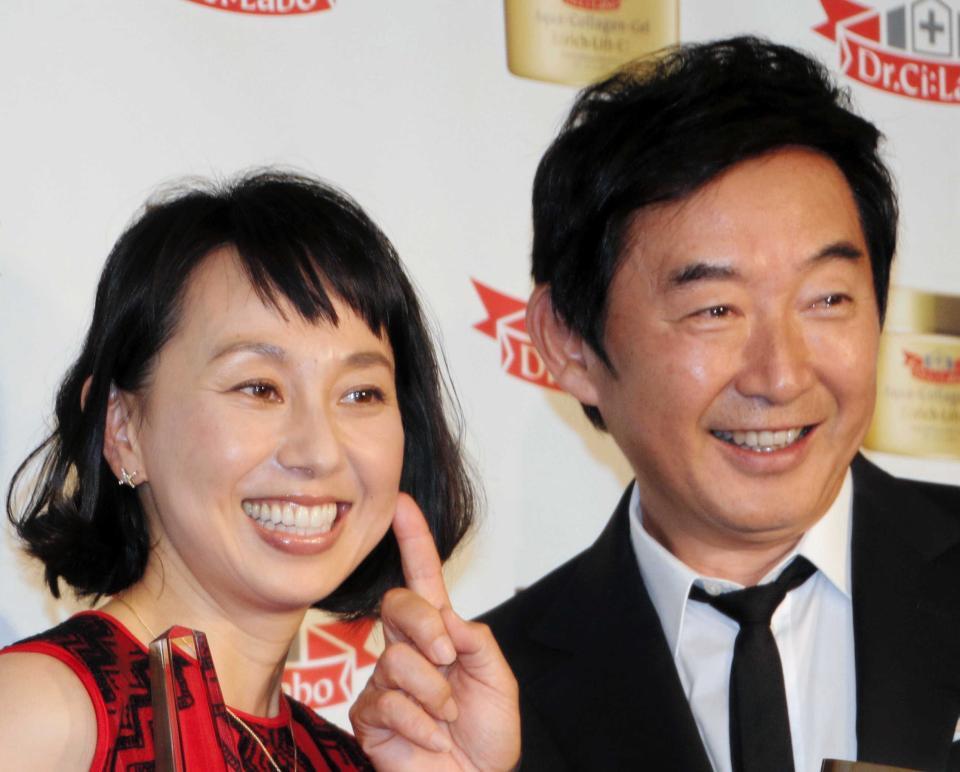 石田純一（右）と東尾理子