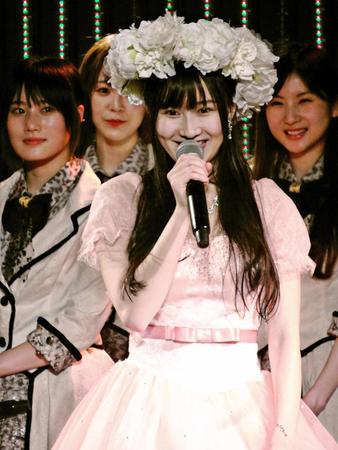 卒業公演を行った矢倉楓子＝大阪・ＮＭＢ４８劇場